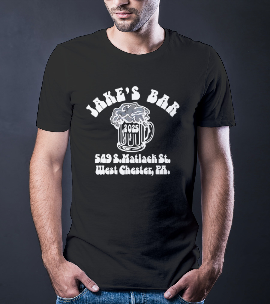 Joe Rogan Wearing Jake's Bar 2025 549 S. Matlack St. West Chester PA T-Shirt