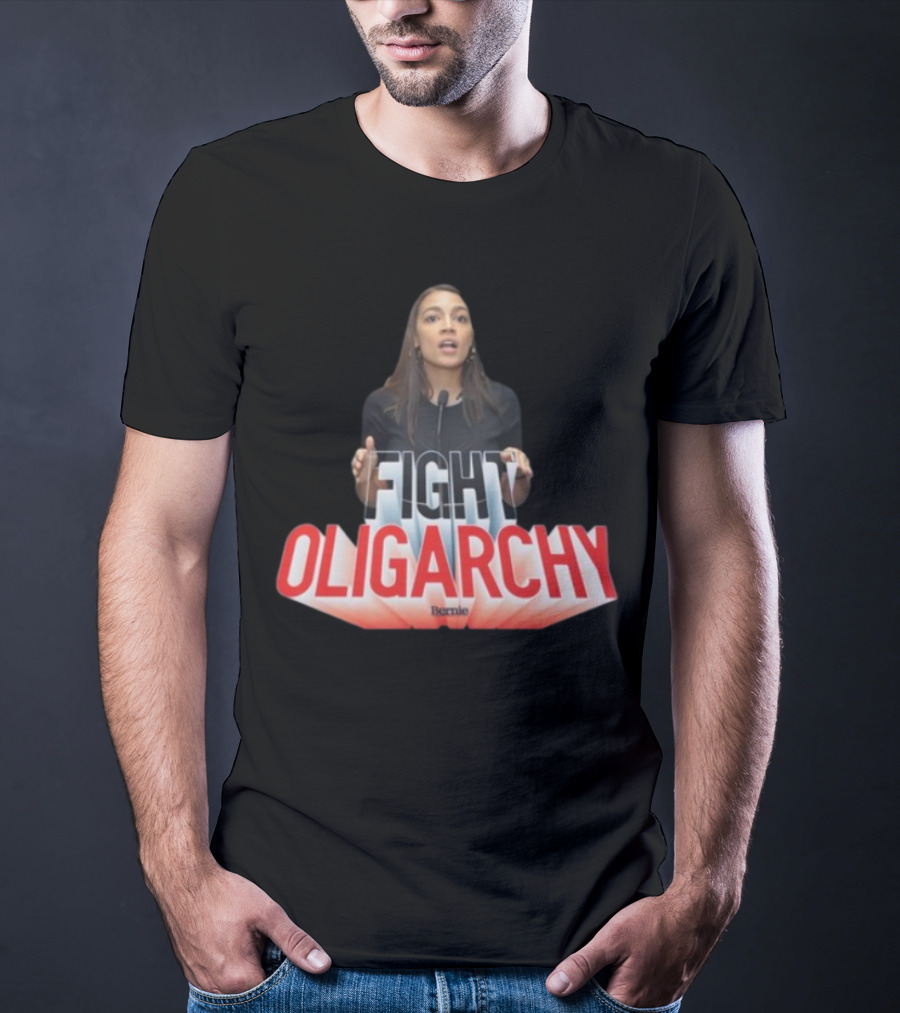 FIGHT OLIGARCHY Bernie T-Shirt