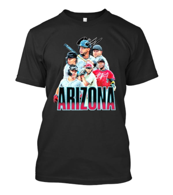 Arizona Diamondbacks MLB Players Signatures Series T-Shirt