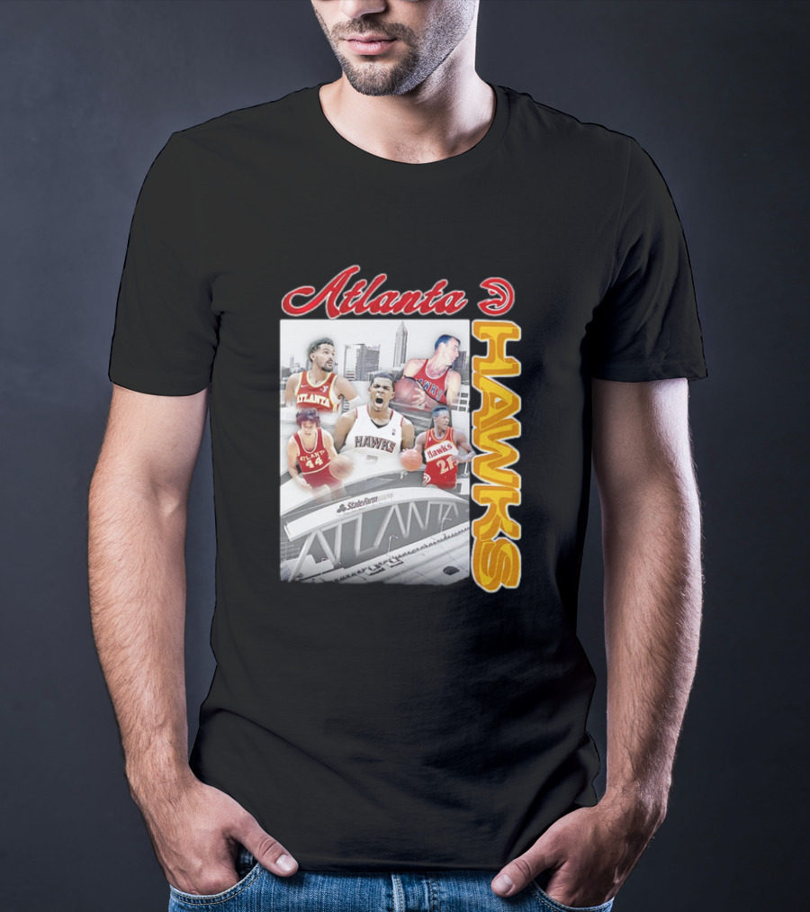 Atlanta Hawks State Farm Arena Basketball Players T-Shirt