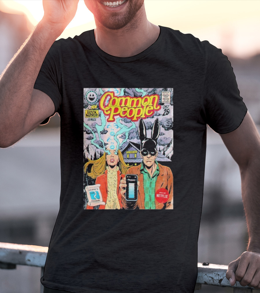 Black Mirror Comics Common People Netflix 2025 T-Shirt