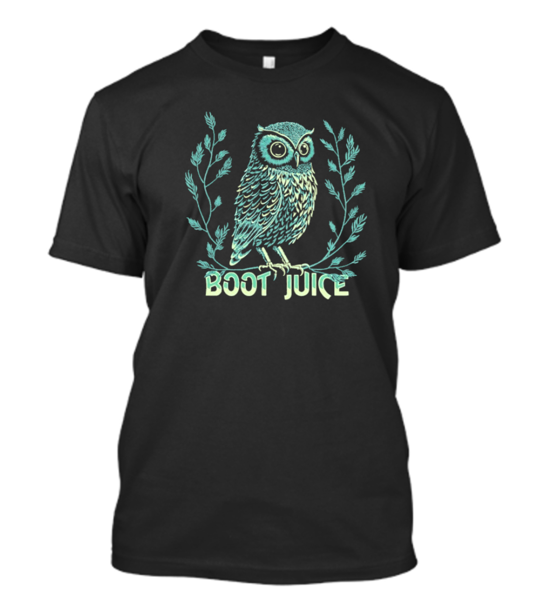 Boot Juice Owl Laurel Branches T-Shirt