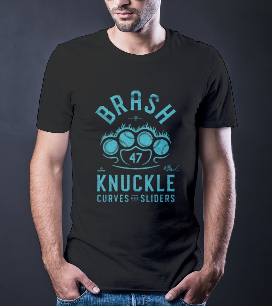 Brash Knuckle 47 Curves And Sliders T-Shirt