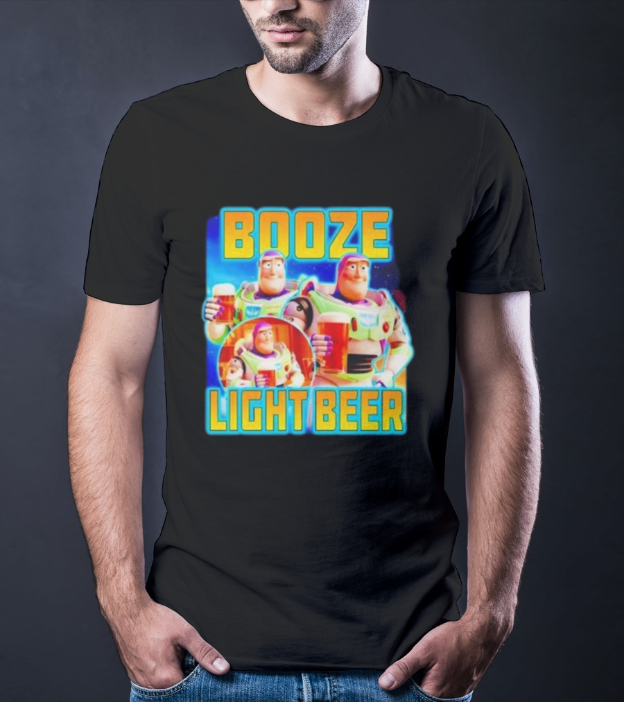 Buzz Lightyear Booze Light Beer Toy Story Parody T-Shirt