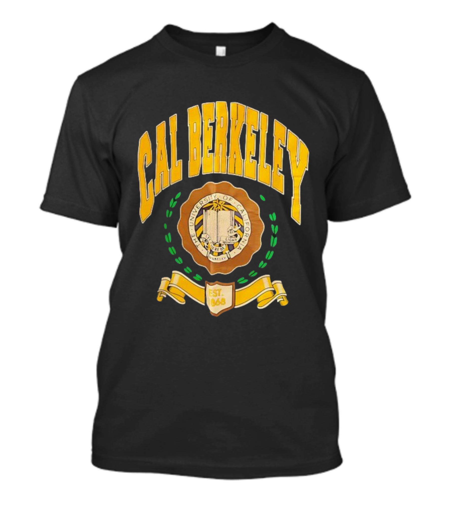 Cal Berkeley University Of California Est 1868 Crest Academic Seal T-Shirt