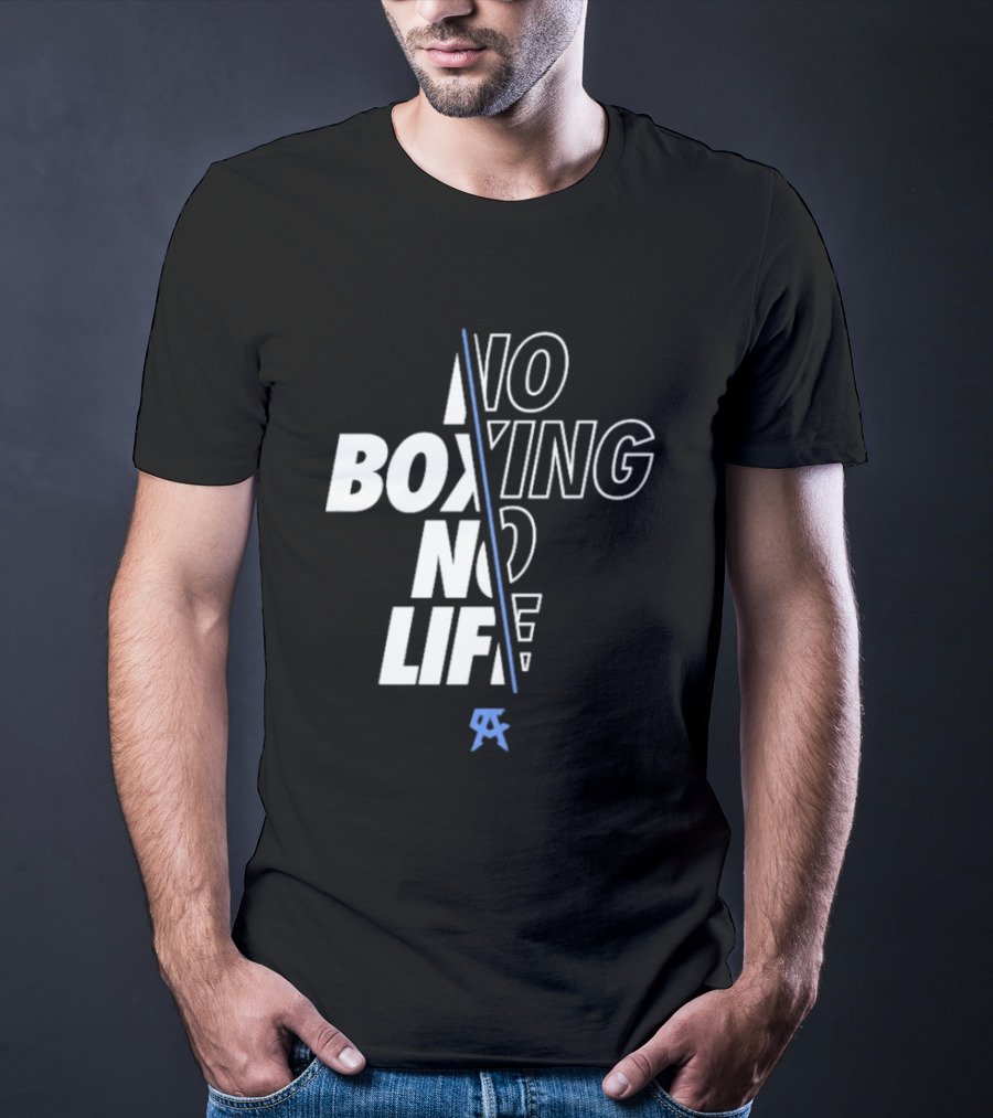 Canelo Alvarez No Boxing No Life Stylized Text With Icon T-Shirt