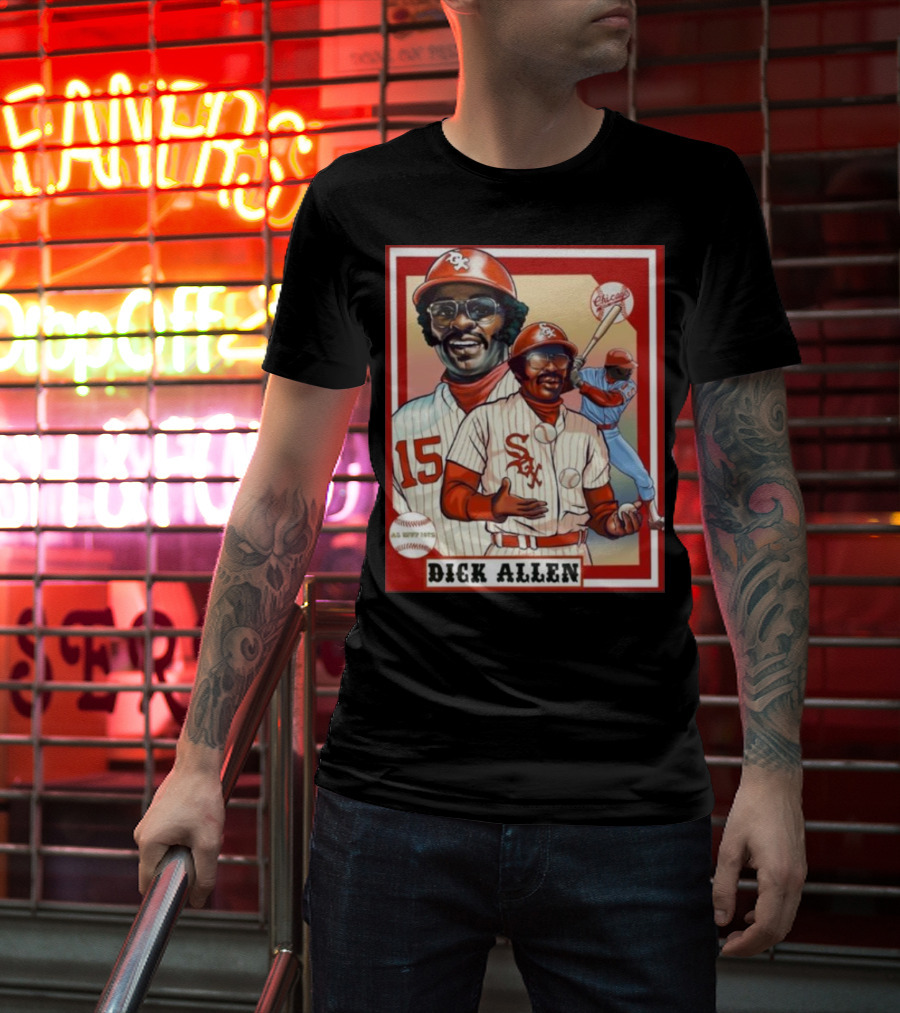 Dick Allen Chicago White Sox AL MVP 1972 Vintage Baseball Legend T-Shirt