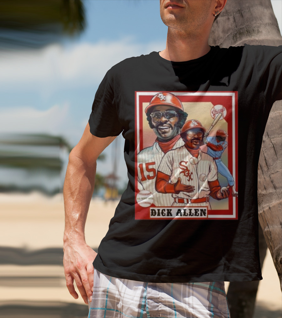 Dick Allen Chicago White Sox AL MVP 1972 Vintage Baseball Legend T-Shirt