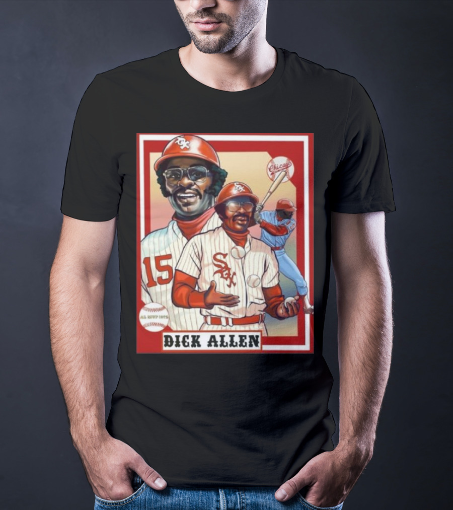 Dick Allen Chicago White Sox AL MVP 1972 Vintage Baseball Legend T-Shirt
