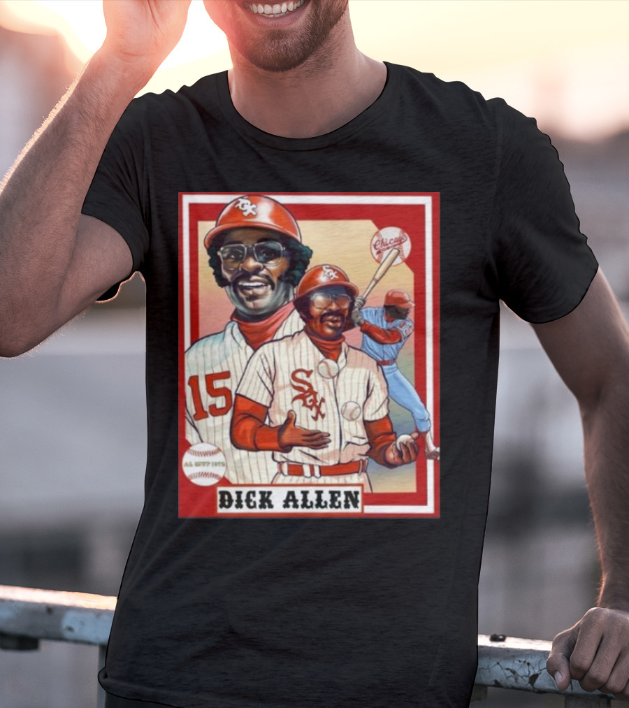 Dick Allen Chicago White Sox AL MVP 1972 Vintage Baseball Legend T-Shirt