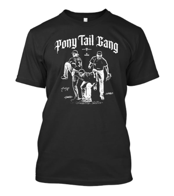 Pony Tail Gang Chicago White Sox Player Signatures T-Shirt