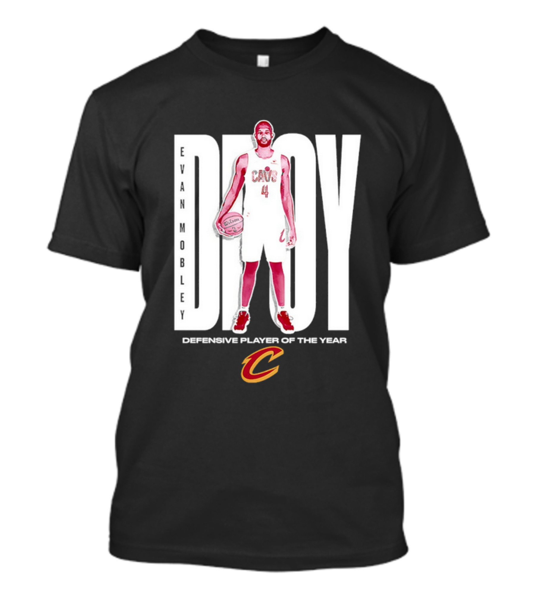 Cleveland Cavaliers Evan Mobley DPOY Defensive Player Of The Year 4 Cavs T-Shirt