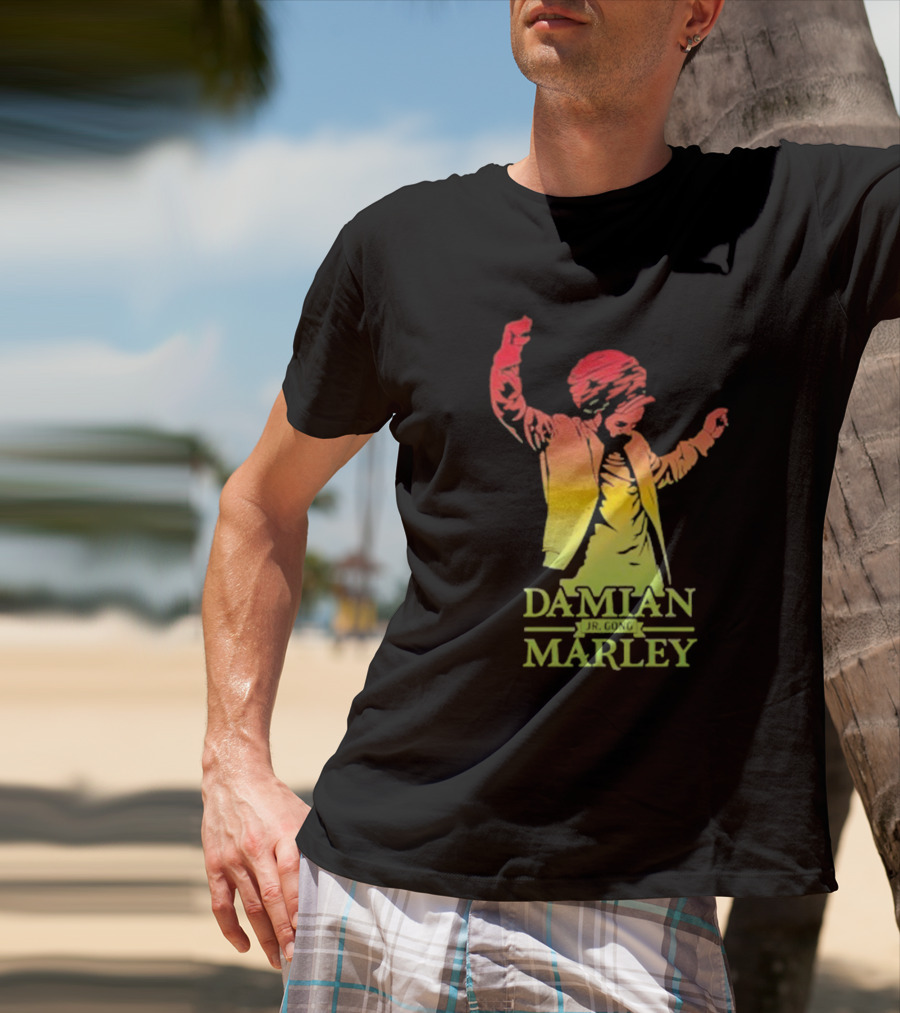 Damian Marley Reggae Colors Dancing T-Shirt