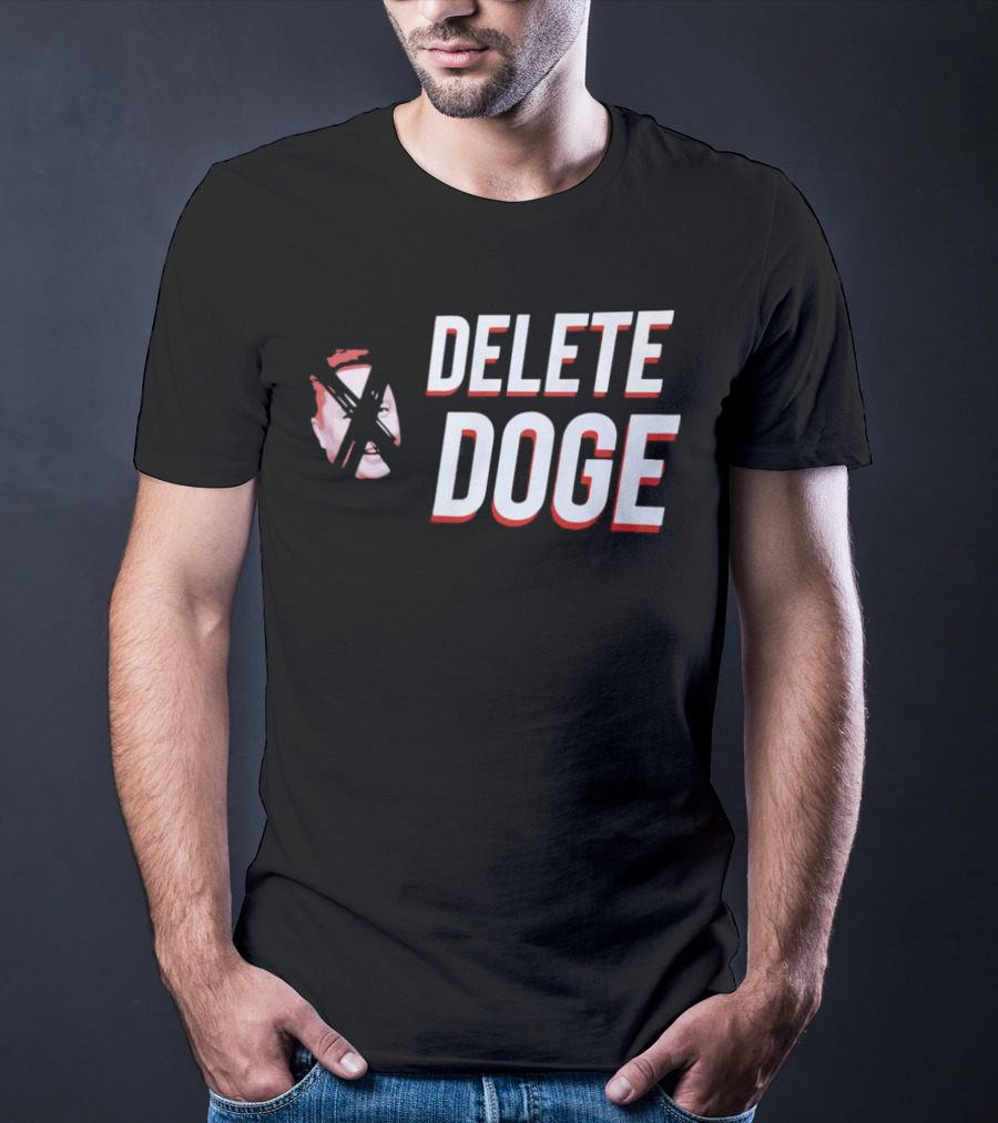 Delete Doge Anti Elon Musk Meme Crossover T-Shirt