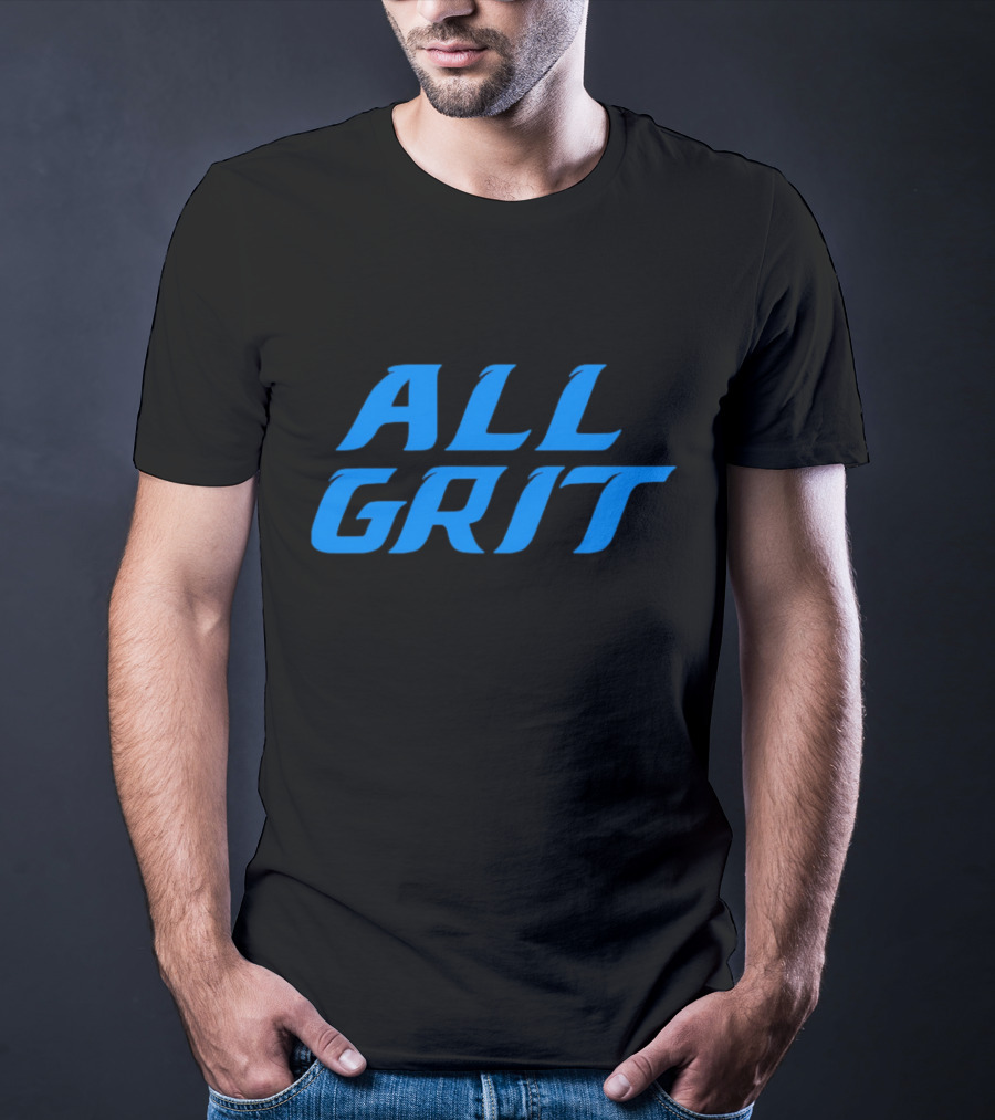 Detroit All Grit Football Motivation T-Shirt