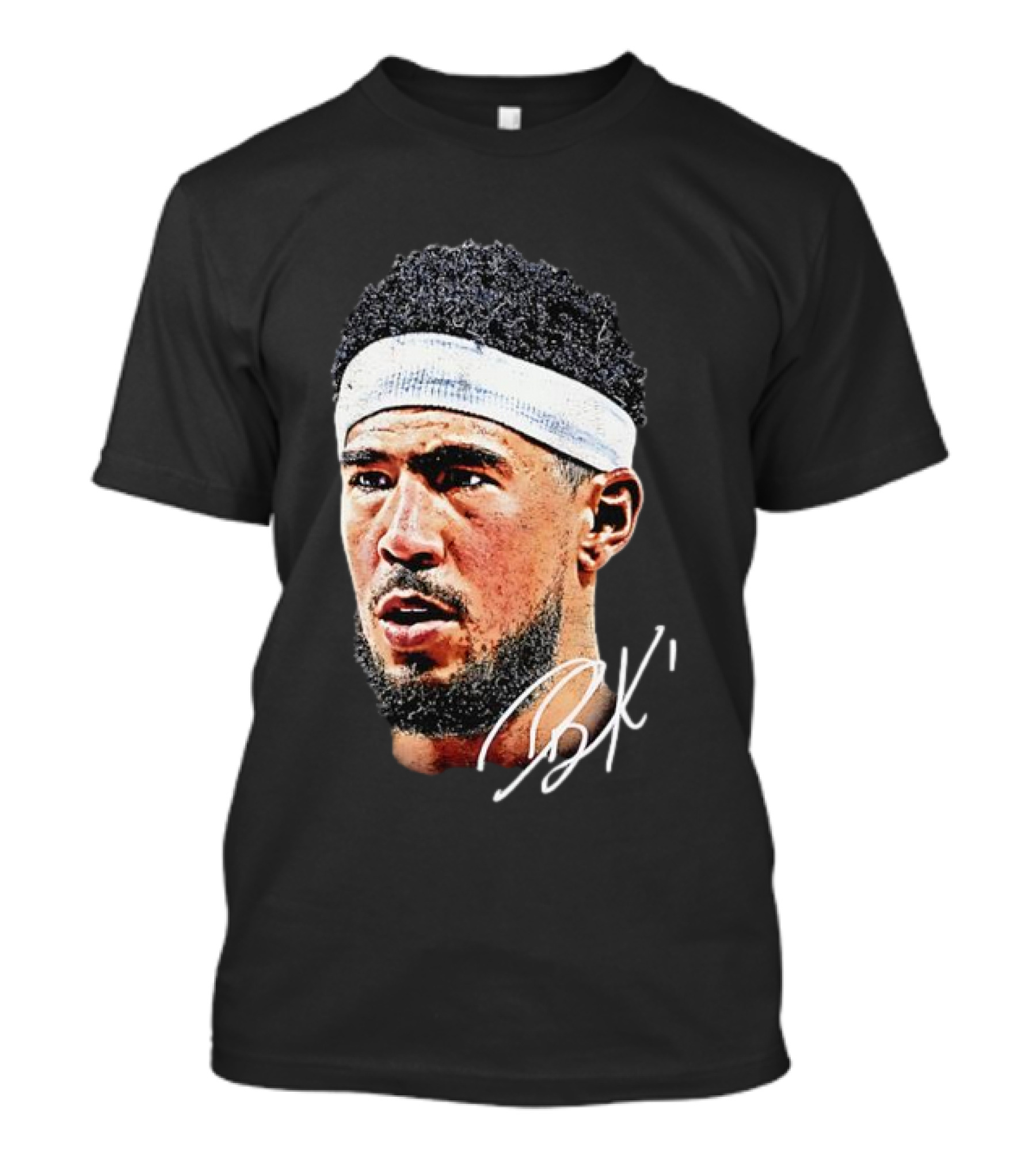 Devin Booker NBA Big Face BK Signature T-Shirt