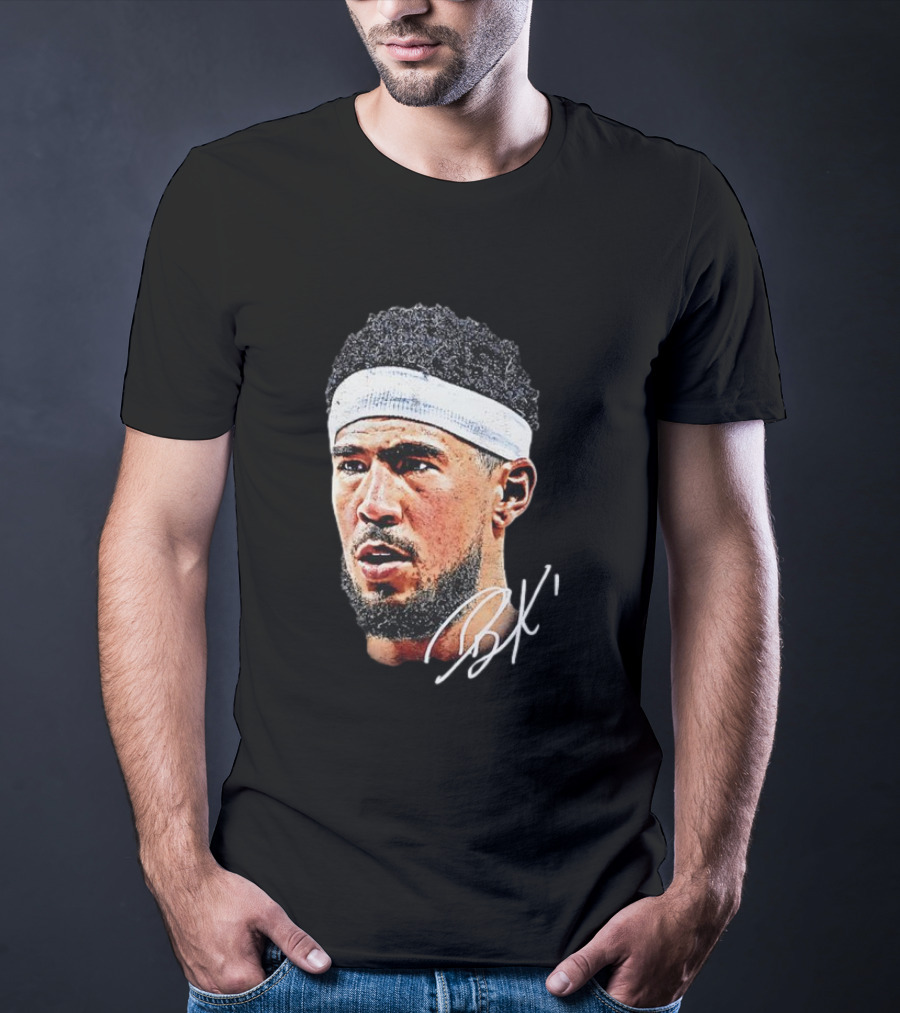 Devin Booker NBA Big Face BK Signature T-Shirt
