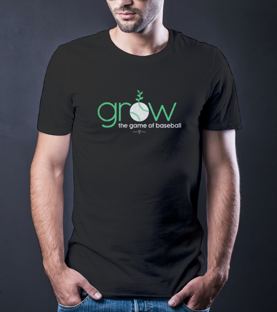 Grow The Game Of Baseball With Baseball Plant Graphic T-Shirt