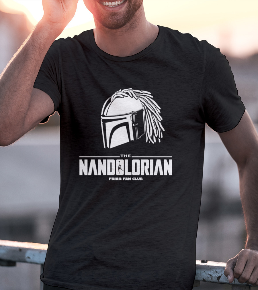The Mandolorian Friar Fan Club Braids Helmet T-Shirt