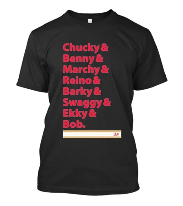 Florida Panthers Chucky Benny Marchy Reino Barky Swaggy Ekky Bob Names T-Shirt