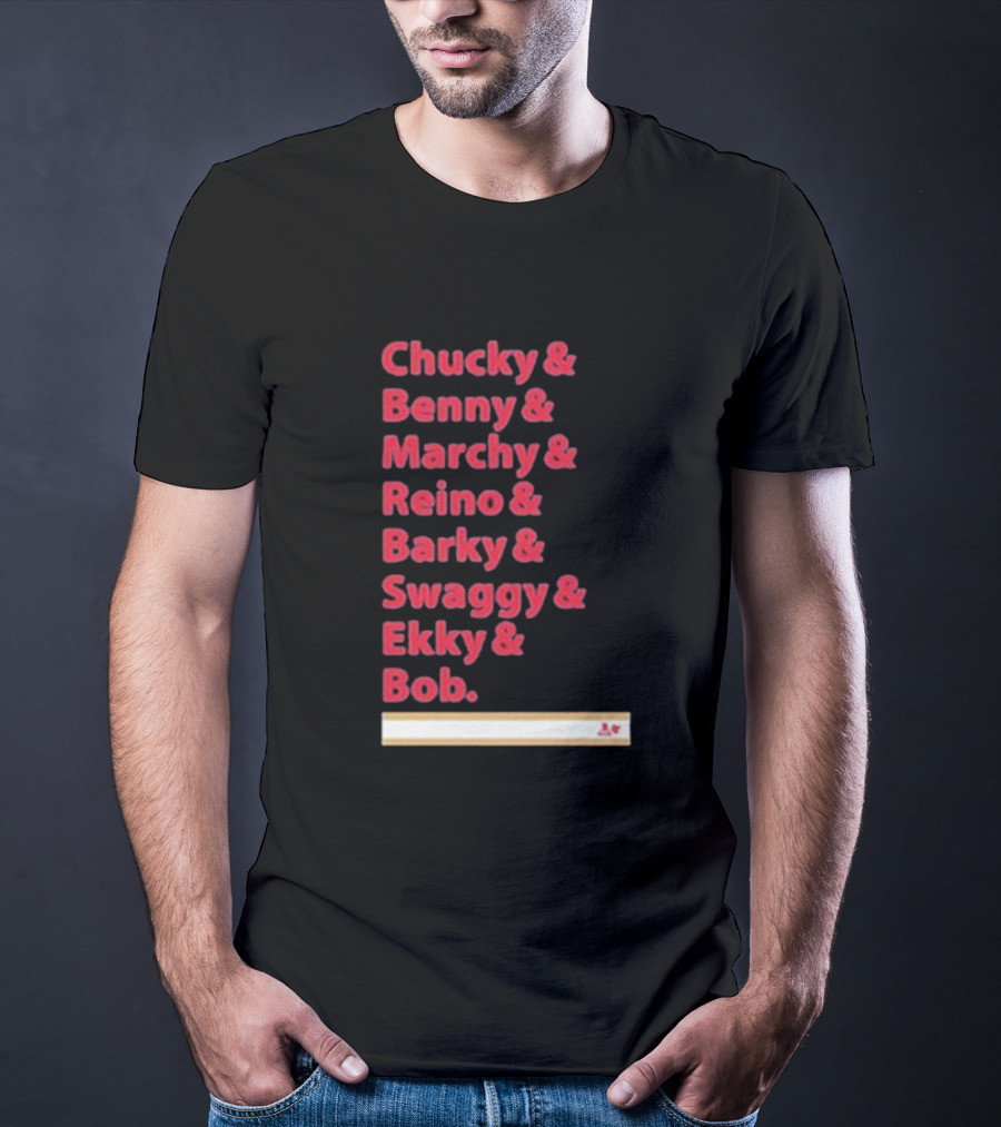 Florida Panthers Chucky Benny Marchy Reino Barky Swaggy Ekky Bob Names T-Shirt