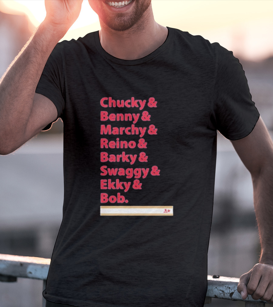Florida Panthers Chucky Benny Marchy Reino Barky Swaggy Ekky Bob Names T-Shirt