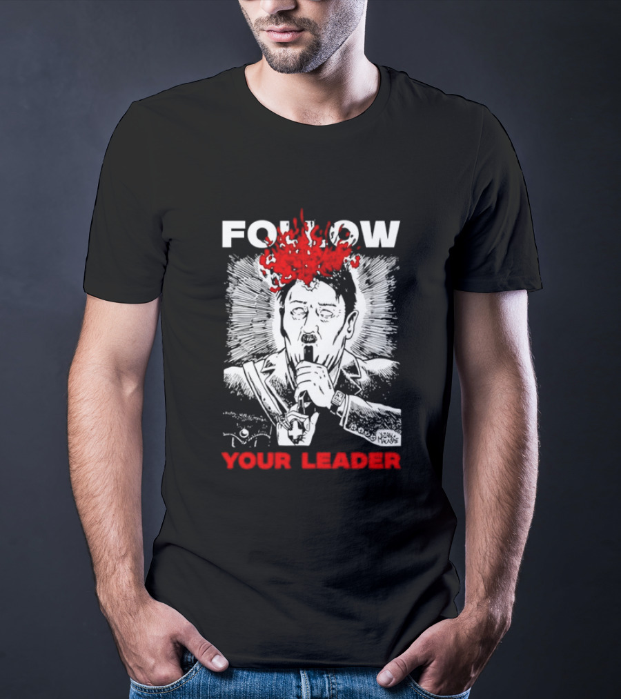 Follow Your Leader Diablo Macabre Skull And Flames T-Shirt