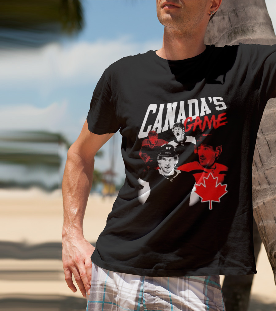 Canada's Game 4 Nations Team Maple Leaf T-Shirt