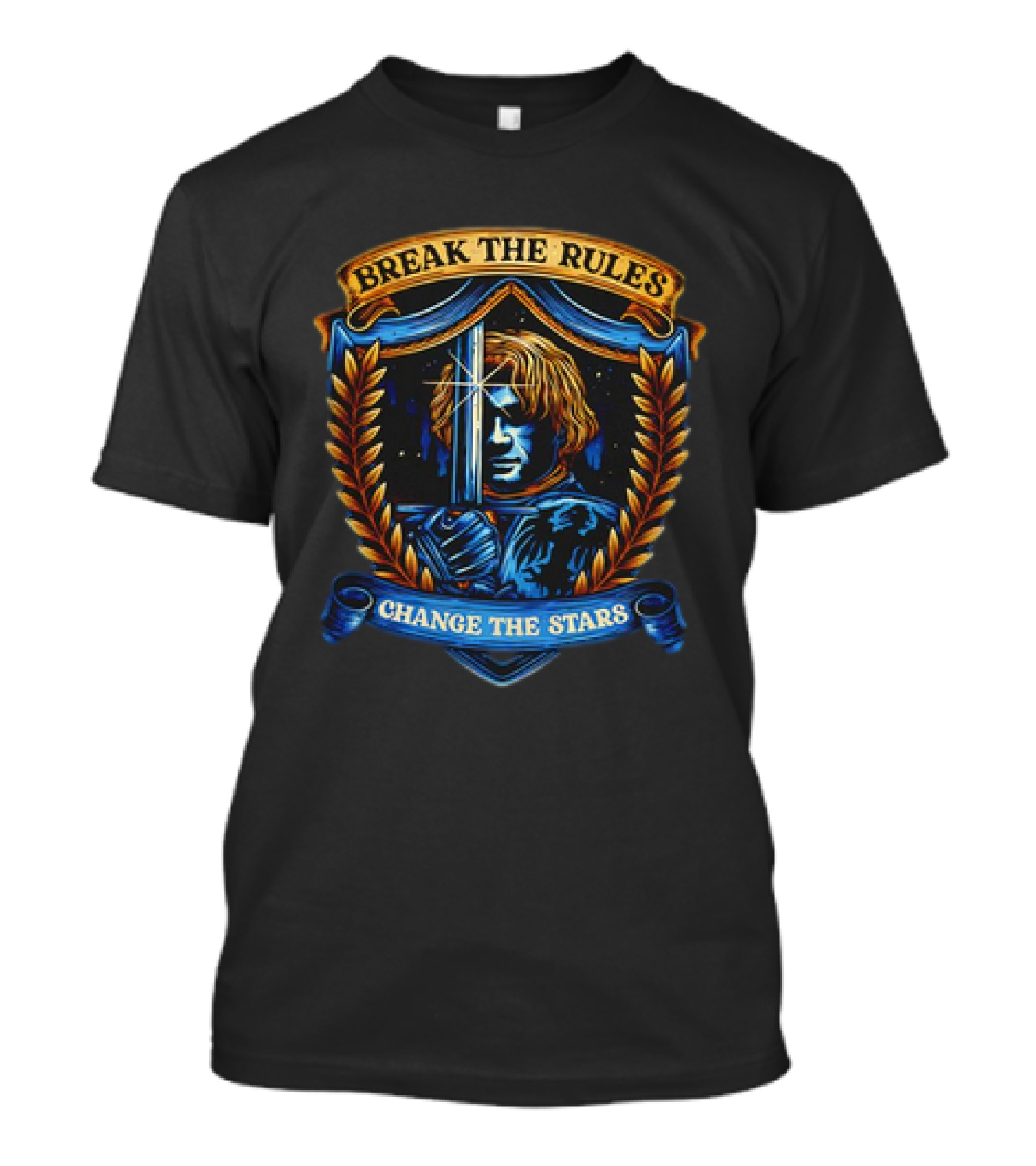 A Knight’s Tale Break The Rules Change The Stars Knight Emblem T-Shirt