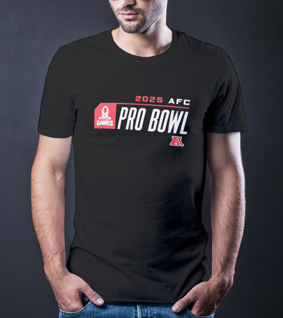 AFC 2025 Pro Bowl Games Pick-A-Player Event Logo T-Shirt