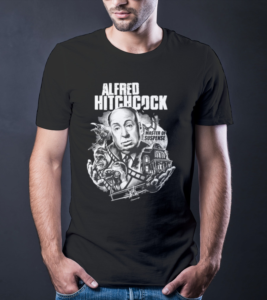 Alfred Hitchcock Master Of Suspense King Of The Silver Screen T-Shirt