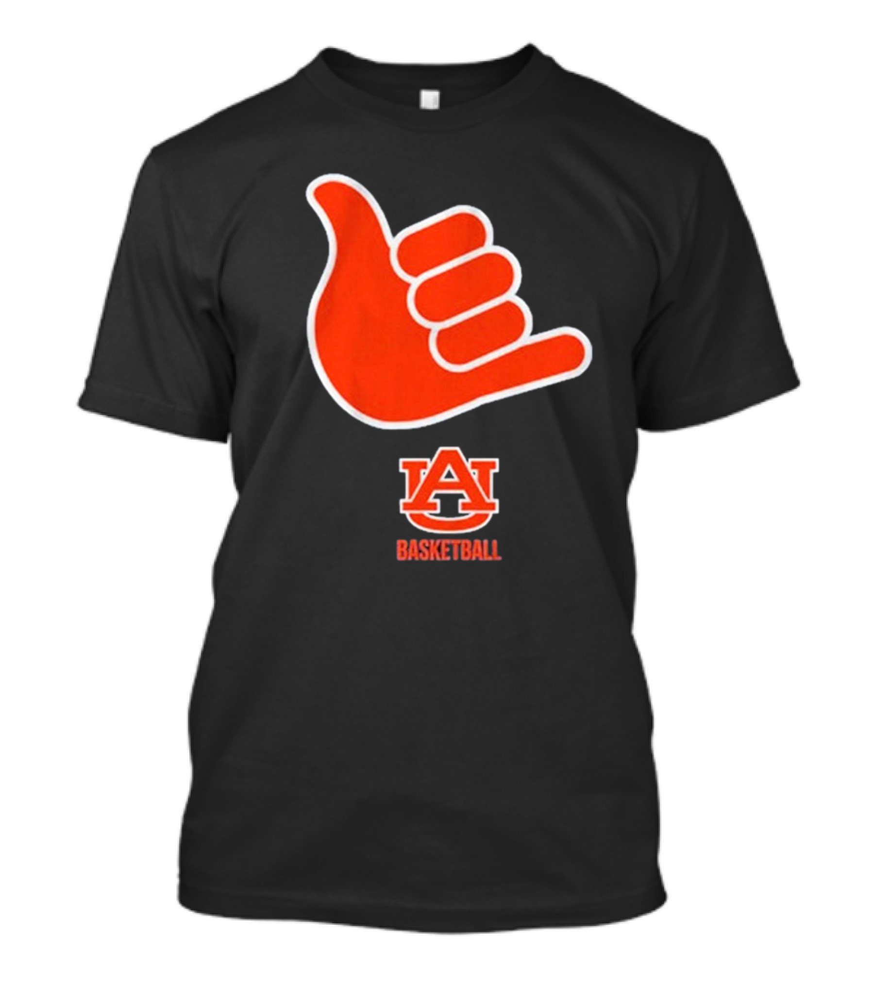 Auburn Basketball AU Shaka Hand Sign T-Shirt