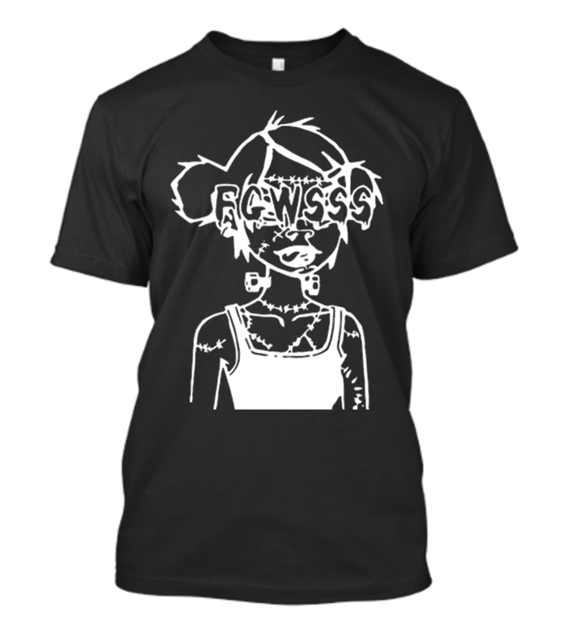 Frankengirl RCWSSS B & W Expression T-Shirt