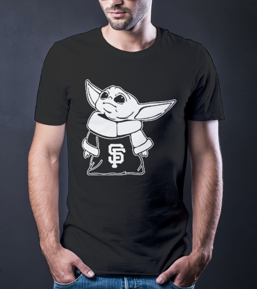 Baby Yoda SF Giants Fan Apparel T-Shirt