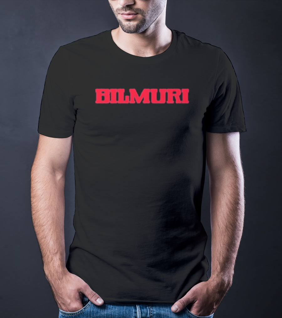 Bilmuri Red Text T-Shirt