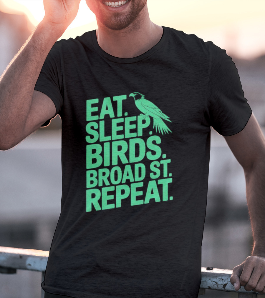 Birds Broad St Repeat T-Shirt