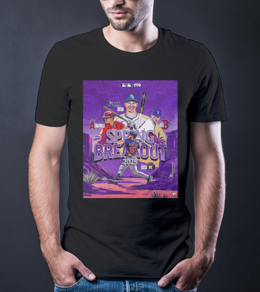 Brayden Taylor Cole Fontenelle Payton Tolle Tommy Sacco MLB Baseball Spring Breakout 2025 T-Shirt