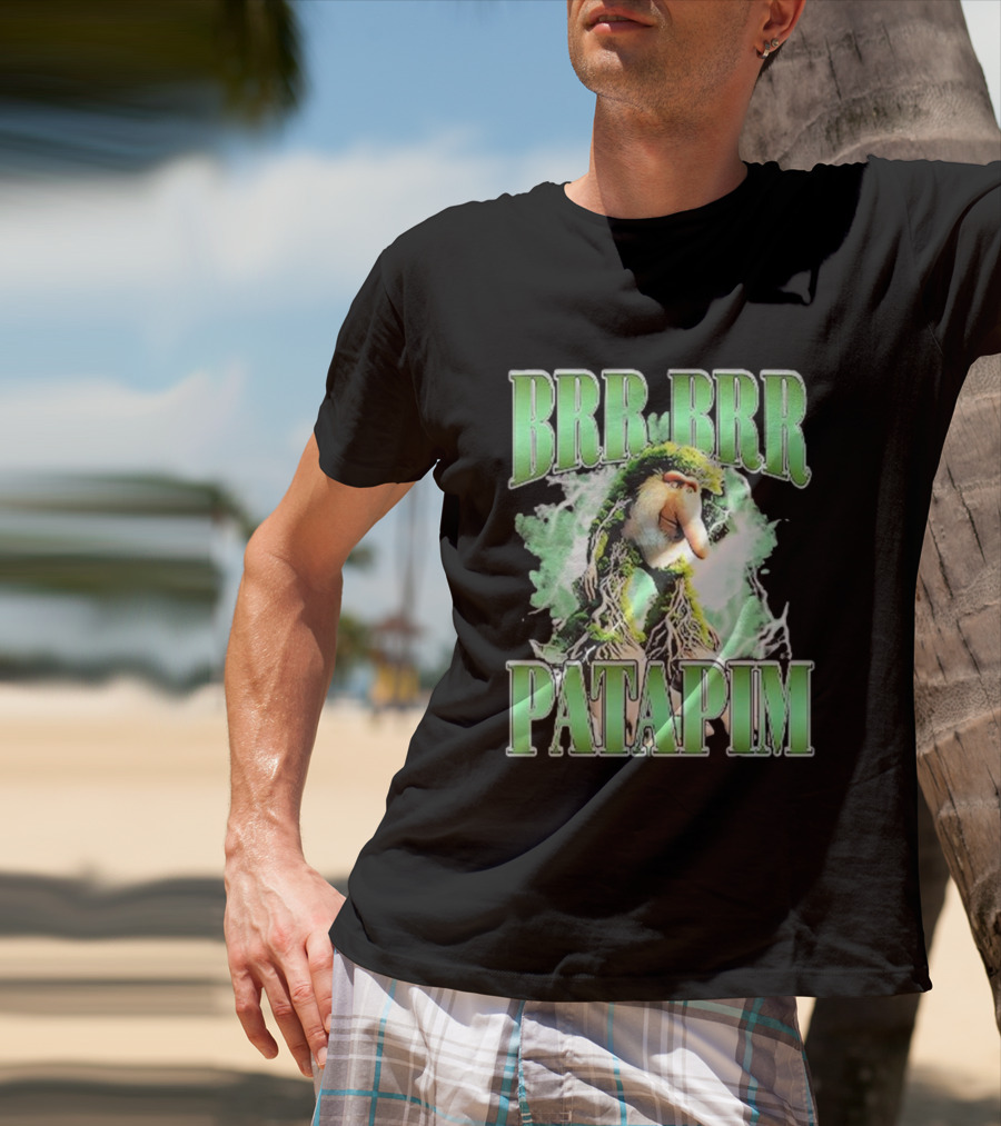 Brr Brr Patapim Italian Brainrot Meme T-Shirt