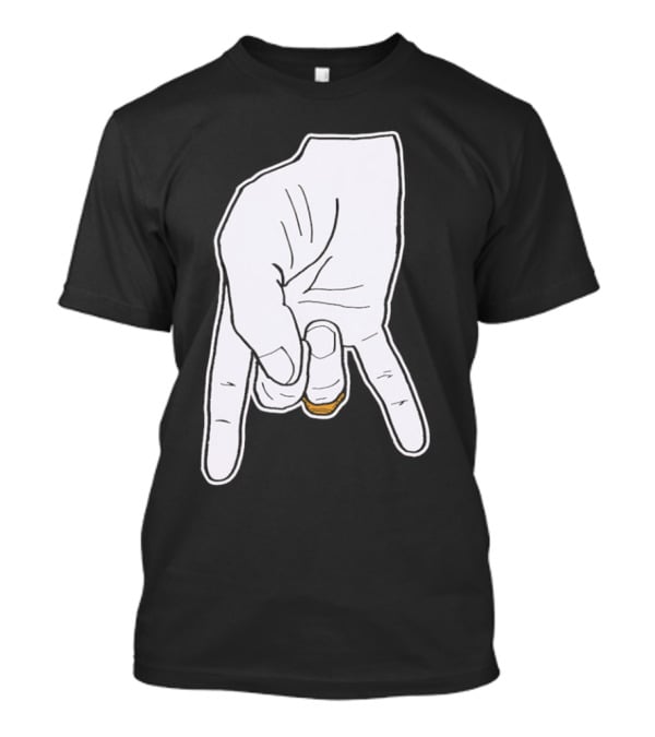 BTHO T.u. Horns Down Hand Gesture T-Shirt