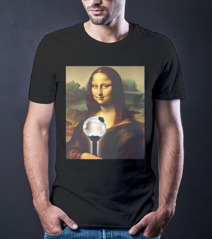 BTS J-hope Mona Lisa Holding ARMY Bomb T-Shirt