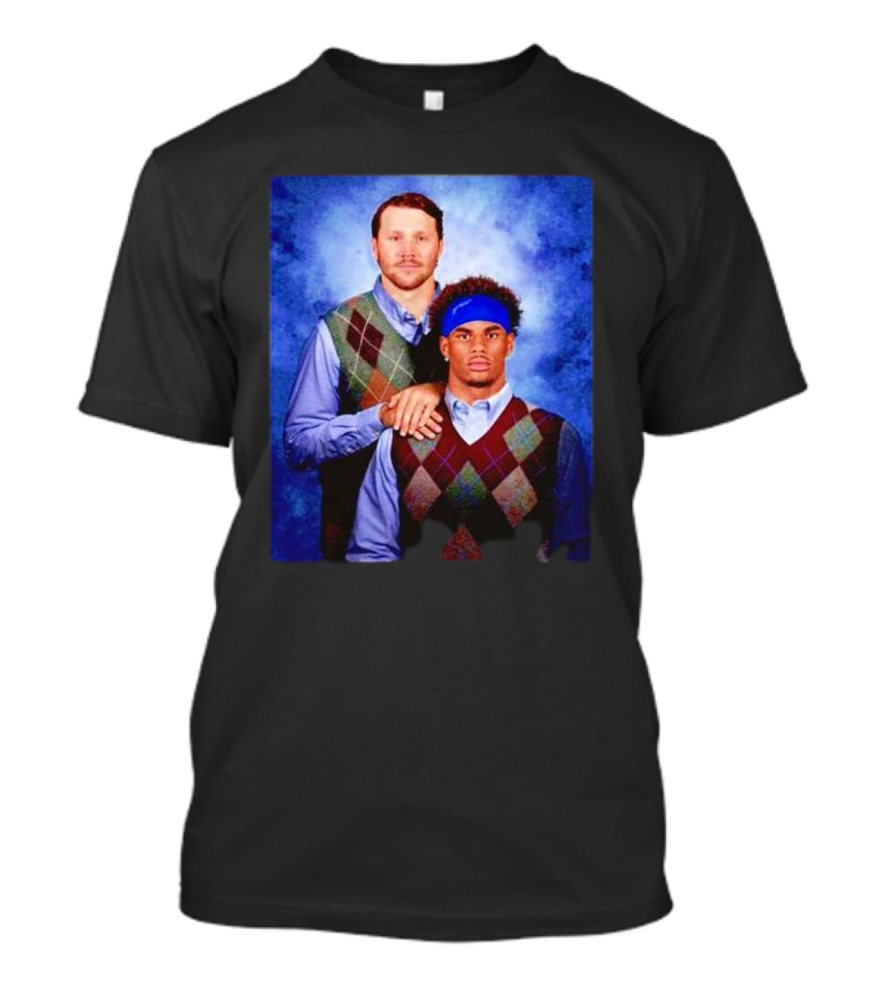 Buffalo Bills Josh Allen Keon Coleman Step Brothers T-Shirt