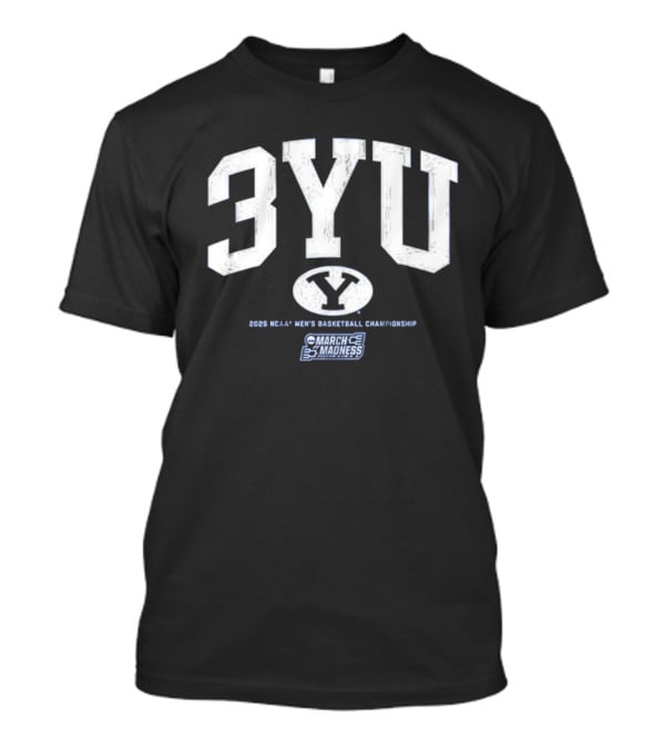 BYU Basketball 3YU NCAA Men’s Basketball March Madness T-Shirt