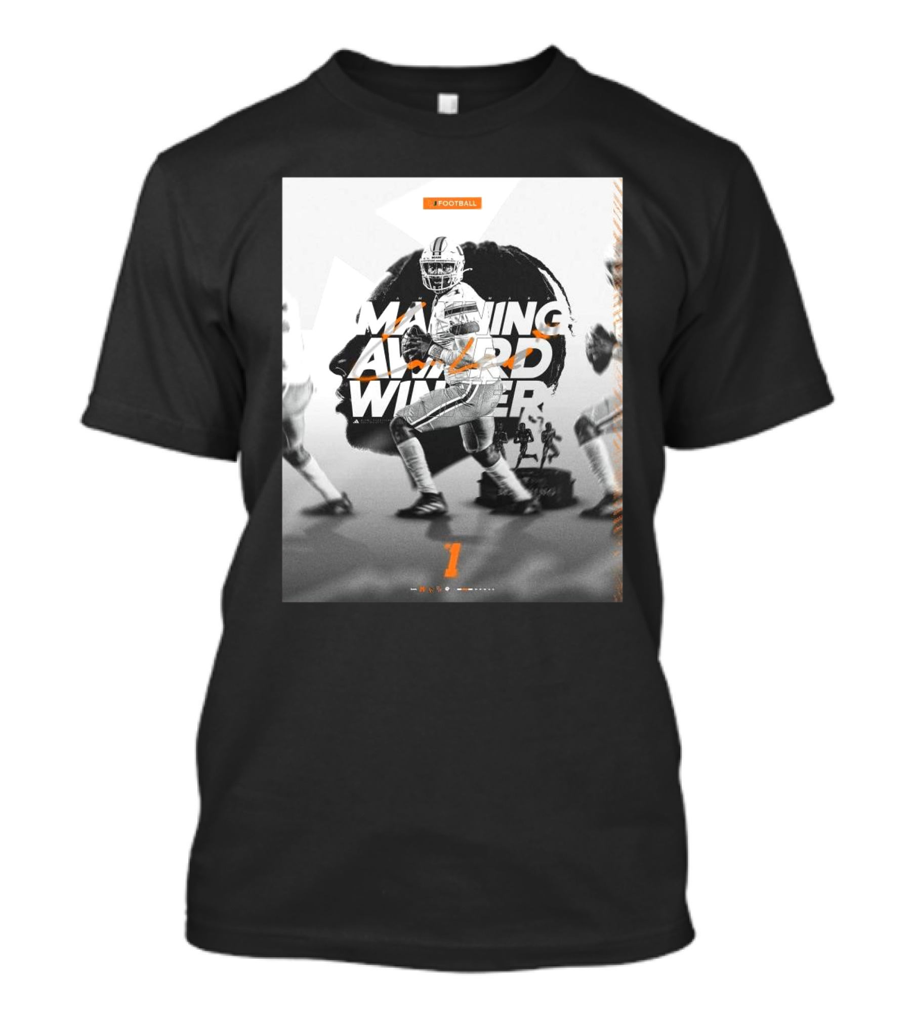Cameron Ward Is Your Manning Award Winner Miami Hurricanes Football T-Shirt