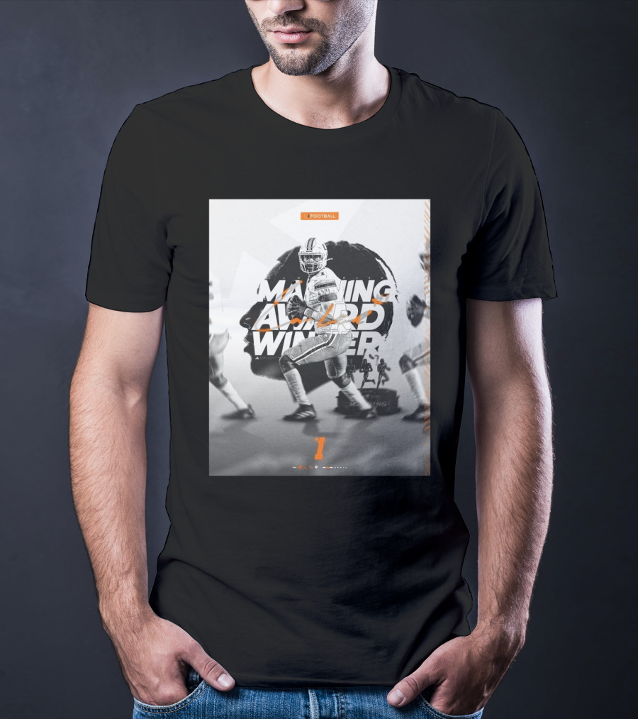 Cameron Ward Is Your Manning Award Winner Miami Hurricanes Football T-Shirt