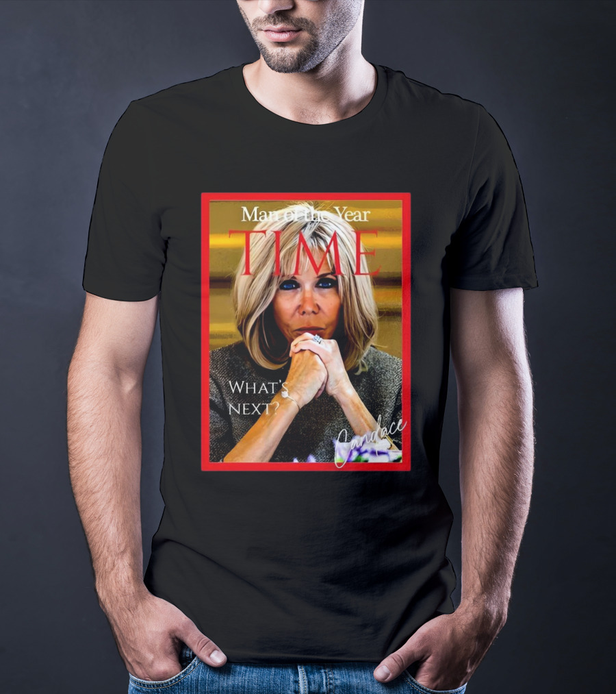 Candace Owens Brigitte Macron Man Of The Year Time T-Shirt