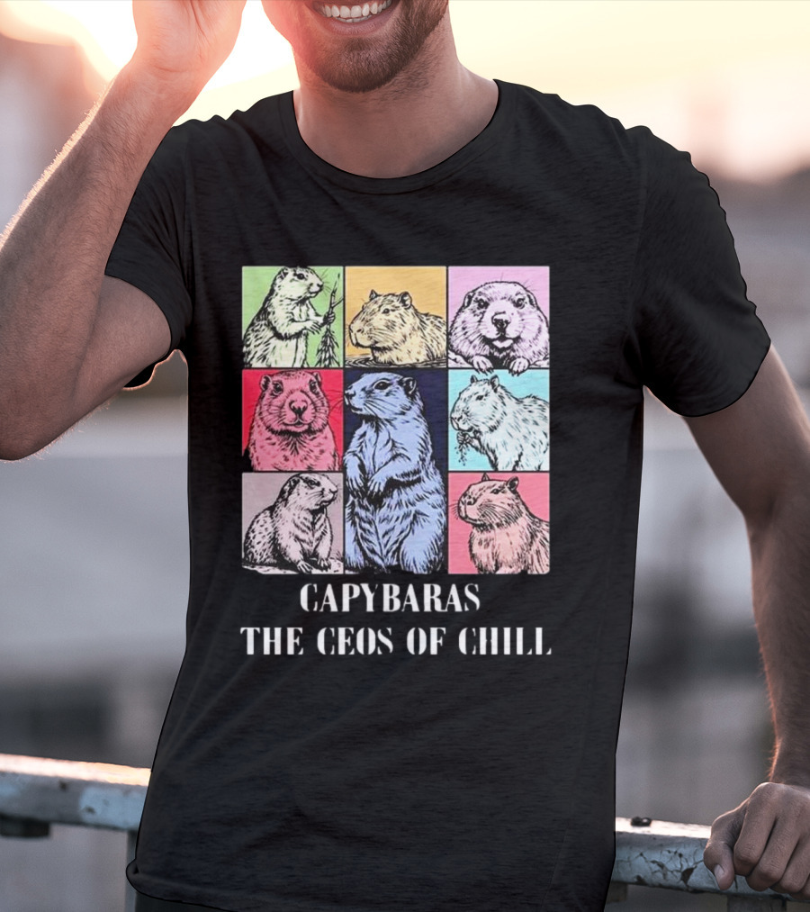 Capybaras The CEOS Of Chill T-Shirt