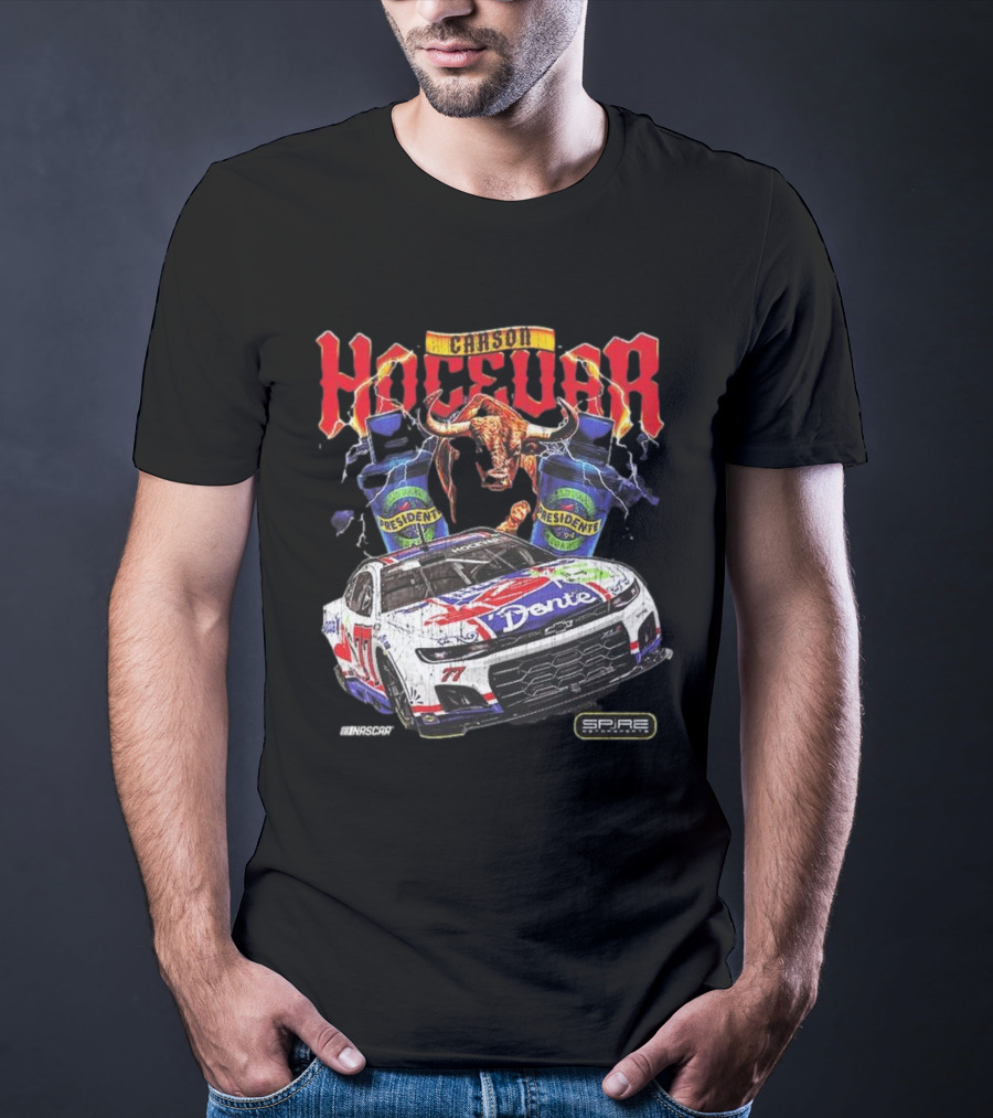 Carson Hocevar E2 Apparel Black Chili’s Car T-Shirt
