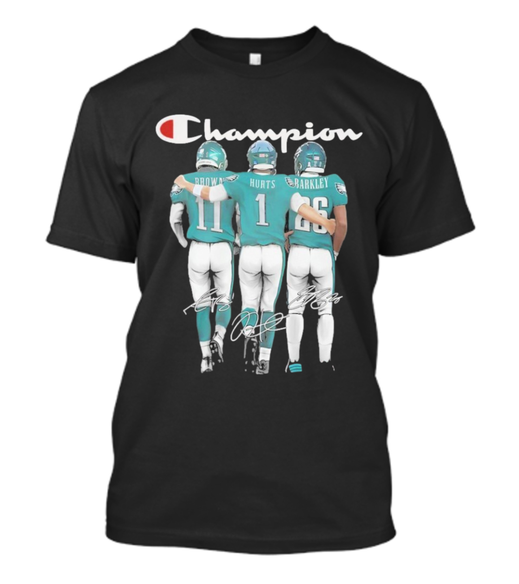 Champion Saquon Barkley Jalen Hurts And Aj Brown T-Shirt