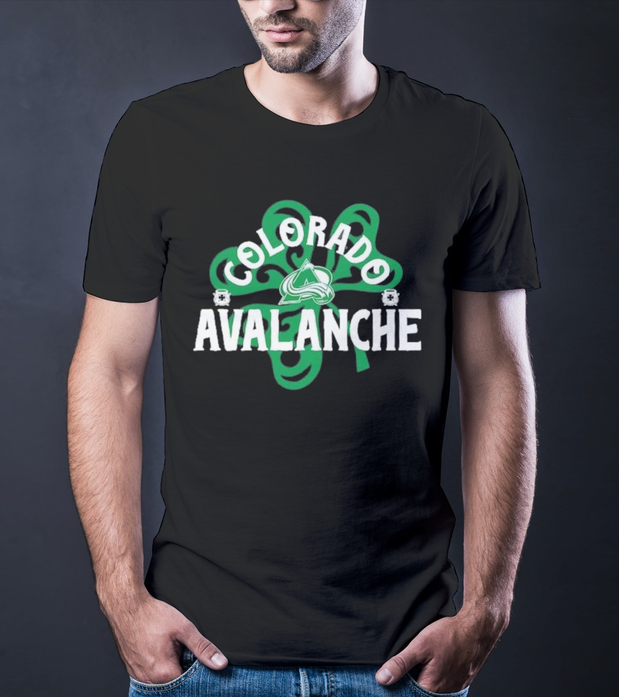 Colorado Avalanche St. Patrick’s Day Richmond Shamrock 2025 T-Shirt