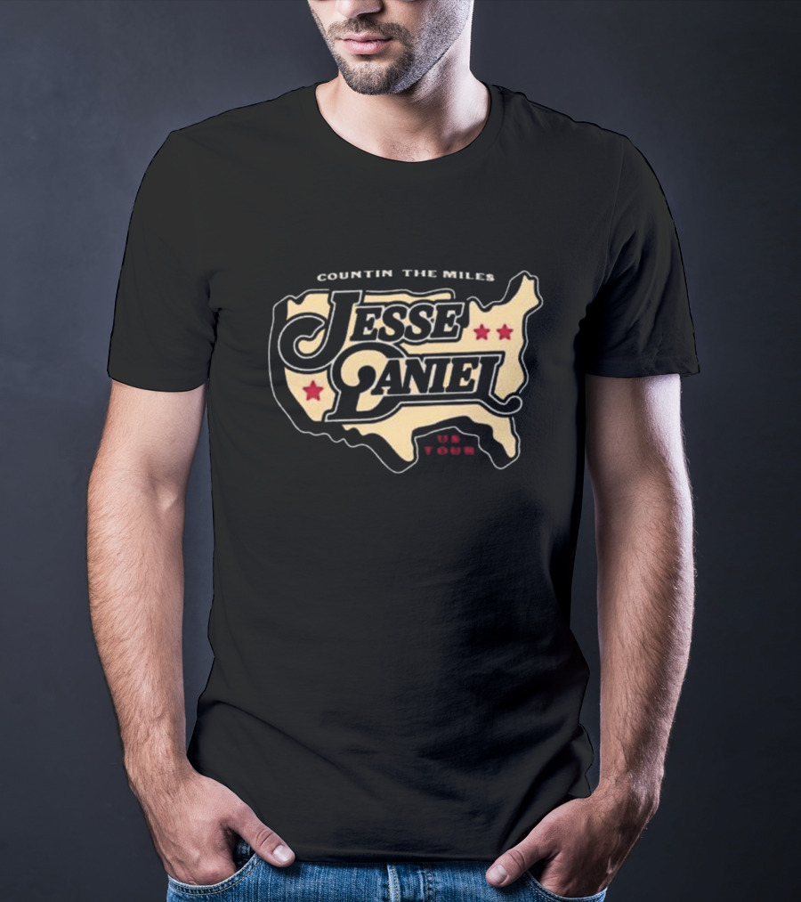 Countin’ The Miles Jesse Daniel Us Tour T-Shirt